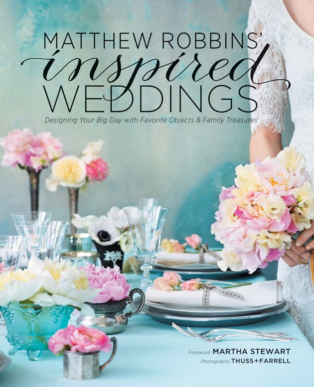 Image of Matthew Robbins Inspired Weddings Book.
